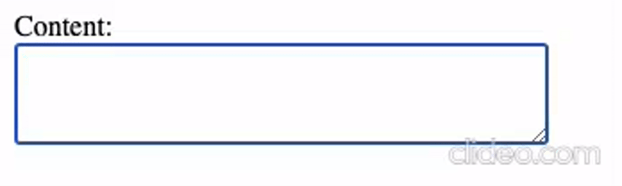 Textarea that doesn't grow